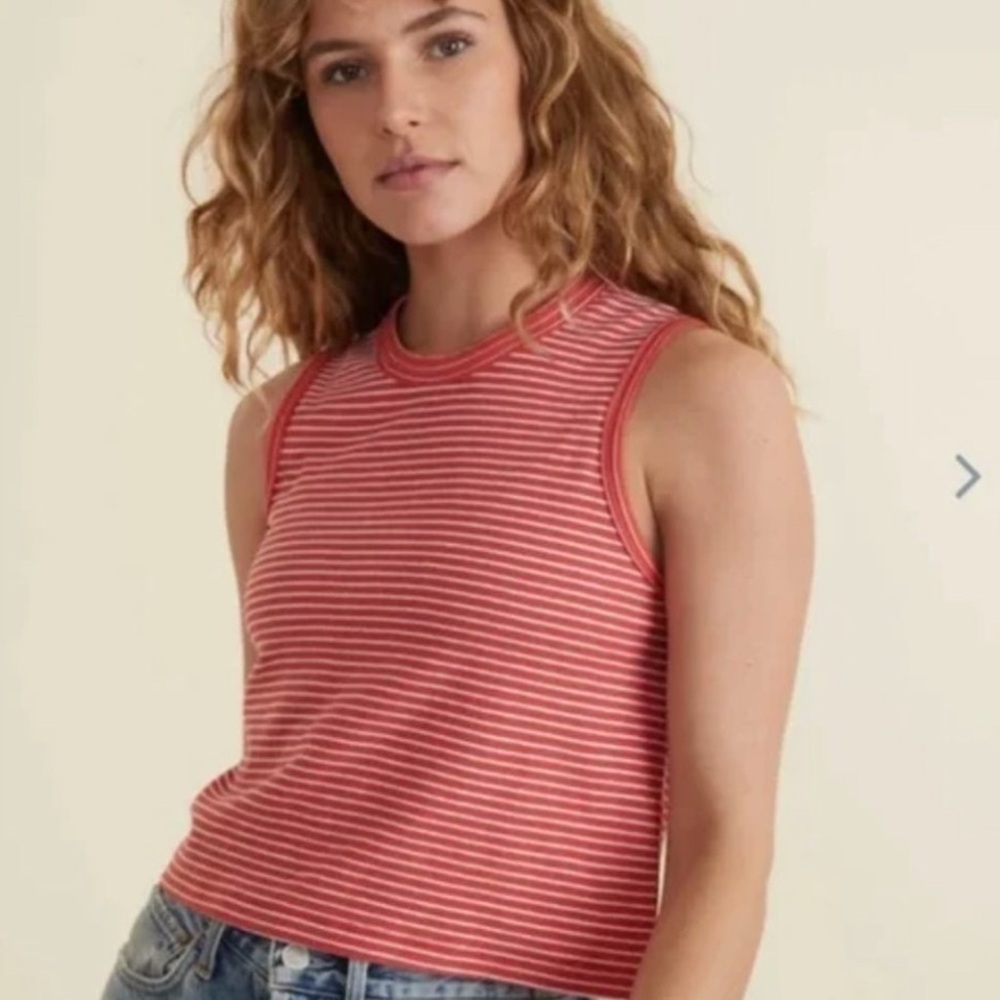 Women’s Marine Layer Lydia Textured Striped Tank Top (XS)